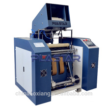 Automatic stretch film rewinding machine